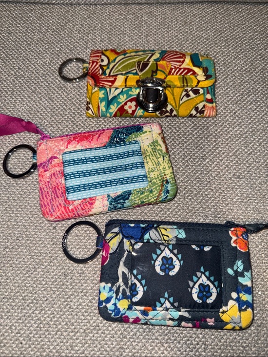 Vera Bradley Accessories - Vera Bradley Pick ONE  Floral Quilted Keychain Cardholders